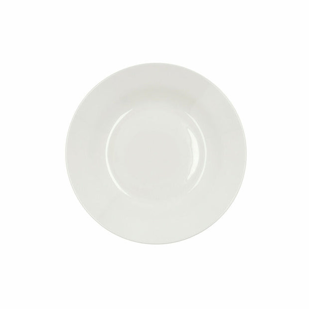 Suppenteller Bidasoa Lis aus Keramik Weiß (22,5 cm) (Pack 12x)