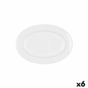 Kochschüssel Bidasoa Glacial aus Keramik Weiß (26 x 18 cm) (Pak 6x)