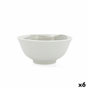 Schale Bidasoa Etherea aus Keramik Grau (15 cm) (Pack 6x)
