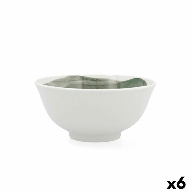 Schale Bidasoa Ethera aus Keramik grün (15 cm) (Pack 6x)