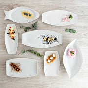 Kochschüssel Quid Gastro aus Keramik Weiß (30 x 13 x 2,5 cm) (Pack 6x)
