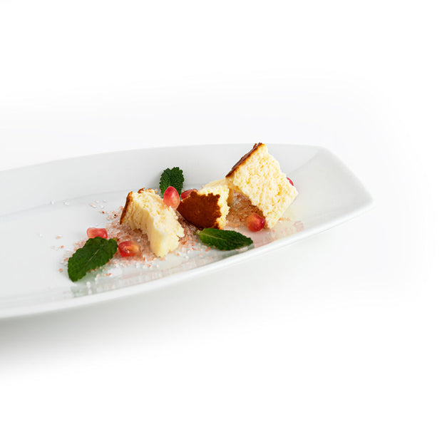 Kochschüssel Quid Gastro aus Keramik Weiß (30 x 13 x 2,5 cm) (Pack 6x)
