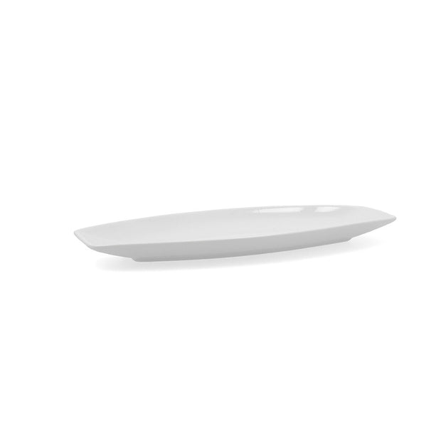 Kochschüssel Quid Gastro aus Keramik Weiß (30 x 13 x 2,5 cm) (Pack 6x)