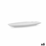 Kochschüssel Quid Gastro aus Keramik Weiß (30 x 13 x 2,5 cm) (Pack 6x)