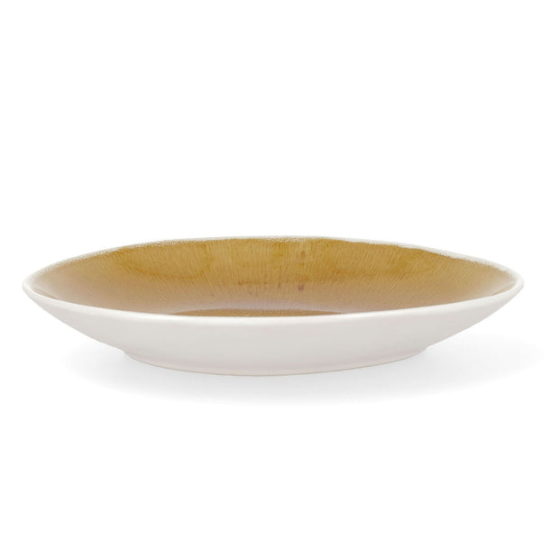 Flacher Teller Bidasoa Mimosa aus Keramik (20,5 x 17,5 x 3 cm) (Pack 6x)