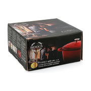 Topf mit Deckel Bidasoa Rot Metall (3,7 L)