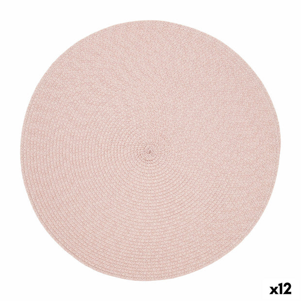 Platzset Quid Vita Peoni Rosa Kunststoff (38 cm) (Pack 12x)