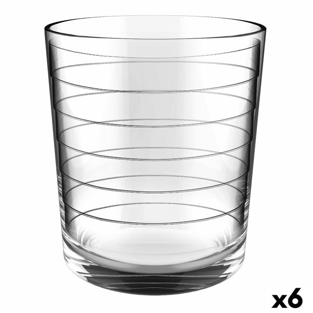 Becher Quid Urban Ring Durchsichtig Glas (36 cl) (Pack 6x)