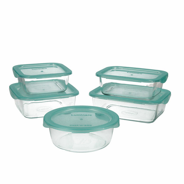 Lunchbox-Set Luminarc Keep'n Lagon Kristall zweifarbig (5 pcs)