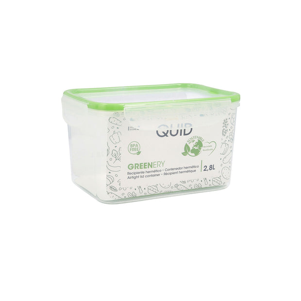 Lunchbox Quid Greenery 2,8 L Durchsichtig Kunststoff (Pack 4x)