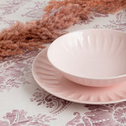 Geschirr Bidasoa ROMANTIC aus Keramik Rosa (18 Stücke)