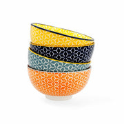 Schalenset Quid Pippa Aperitif aus Keramik 4 Stück (11 cm)