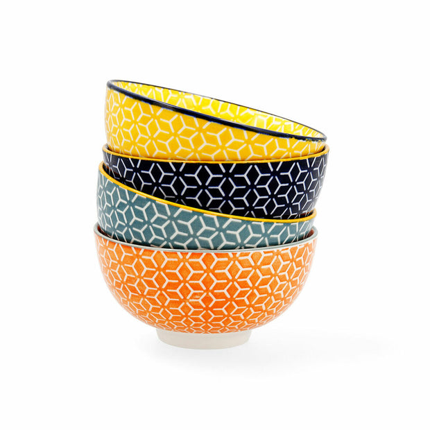 Schalenset Quid Pippa Aperitif aus Keramik 4 Stück (11 cm)