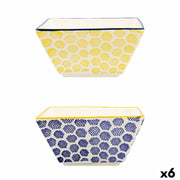 Schale Quid Pippa aus Keramik Bunt (14 cm) (Pack 6x)