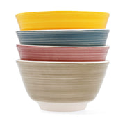 Schale Quid aus Keramik Bunt 4 Stück (11 cm)