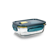 Lunchbox hermetisch Quid Astral 370 ml Blau Glas