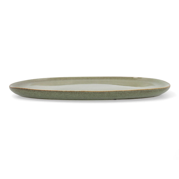Flad plade Bidasoa Ikonic aus Keramik grün (26,5 x 25,7 x 1,5 cm) (Pack 4x)