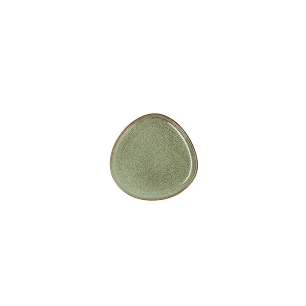 Flad plade Bidasoa Ikonic aus Keramik grün (11 x 11 cm) (Pack 12x)