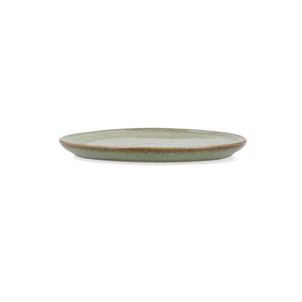 Flad plade Bidasoa Ikonic aus Keramik grün (11 x 11 cm) (Pack 12x)