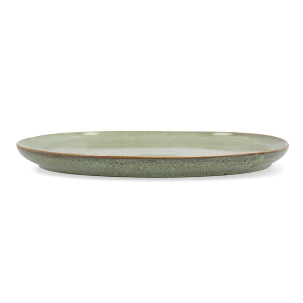 Flad plade Bidasoa Ikonic aus Keramik grün (20,2 x 19,7 cm) (Pack 6x)