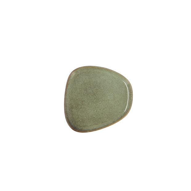 Flad plade Bidasoa Ikonic aus Keramik grün (14 x 13,6 cm) (Pack 12x)