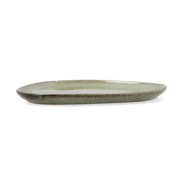 Flad plade Bidasoa Ikonic aus Keramik grün (14 x 13,6 cm) (Pack 12x)