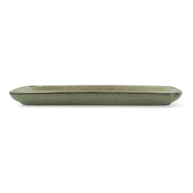 Kochschüssel Bidasoa Ikonic grün aus Keramik (28 x 14 cm) (Pack 4x)