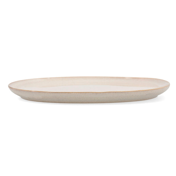 Flad plade Bidasoa Ikonic aus Keramik Weiß (20,2 x 19,7 cm) (Pack 6x)