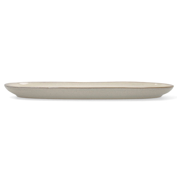 Kochschüssel Bidasoa Ikonic Weiß aus Keramik (36 x 16 cm) (Pack 2x)