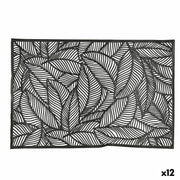 Untersetzer Quid Habitat Bettlaken Schwarz Textil (30 x 45 cm) (Pack 12x)