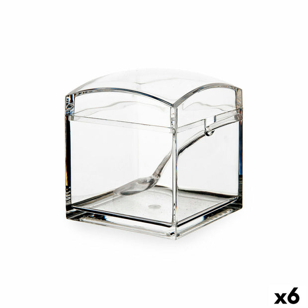 Zuckerdose Quid Tu y Yo Kunststoff (8,5 x 8,5 10 cm) (Pack 6x)