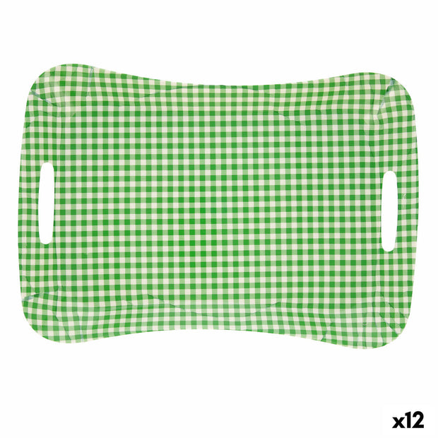 Schale Quid Habitat Vichy Kunststoff Bunt (41,5 x 29 x 4 cm) (Pack 12x)