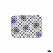 Schale Quid Habitat Geometrisch Kunststoff Bunt (28 x 20 x 1,5 cm) (Pack 12x)
