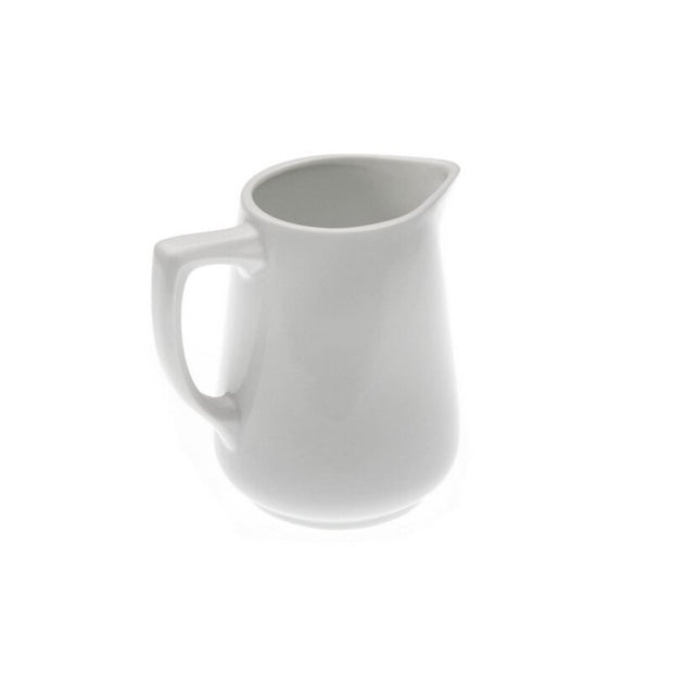 Milchkrug Porzellan weiß