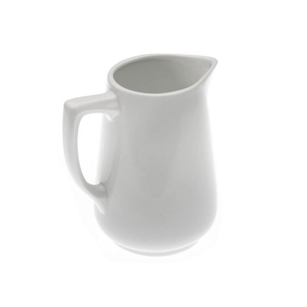 Milchkrug Porzellan weiß