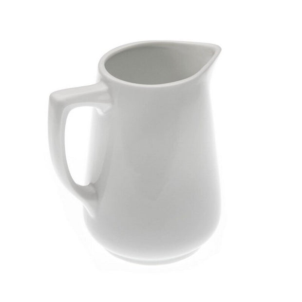 Milchkrug Porzellan weiß