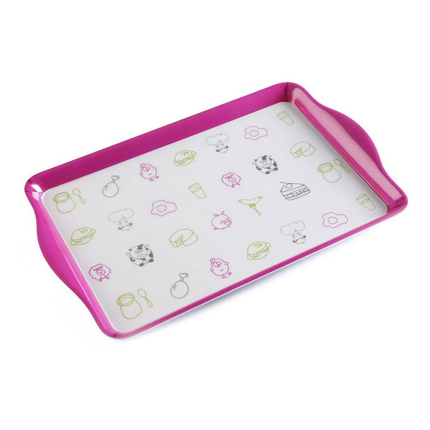 Tablett für Snacks Versa Bon Apetit klein Lila (28,5 x 3,5 x 45,5 cm)