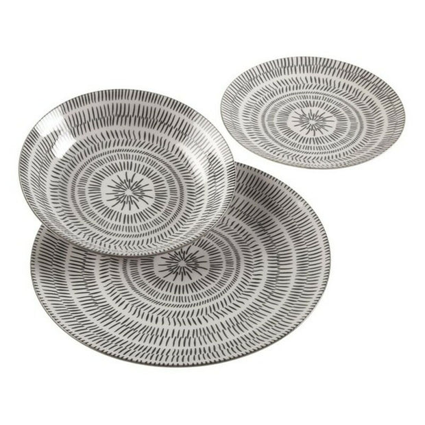 Geschirr Versa Spin Porzellan (18 Stücke)