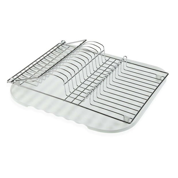 Abtropfsieb für die Spüle Versa Metall PP Verchromt (36,5 x 12,3 x 40,1 cm)