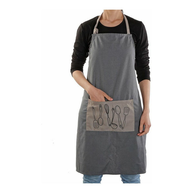 Schürze Cucine Grey Textil (80 x 70 cm)