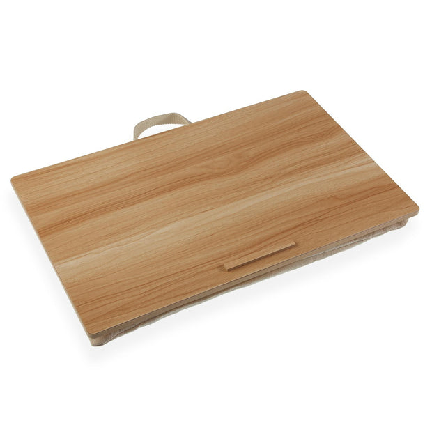 Schale Braun Textil Holz MDF (30 x 4 x 48 cm)