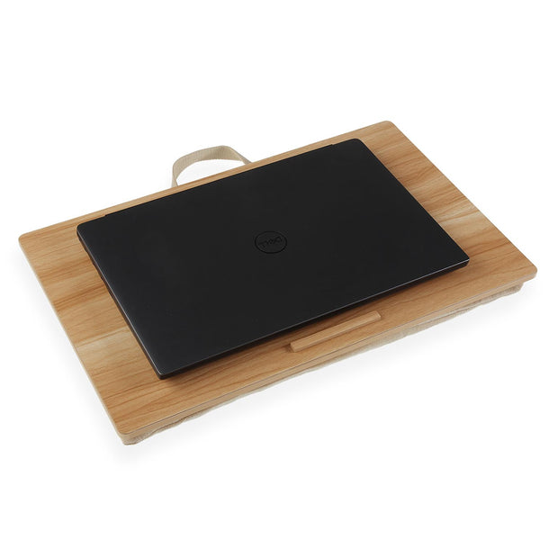 Schale Braun Textil Holz MDF (30 x 4 x 48 cm)