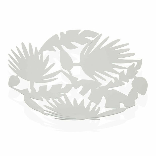 Obstschale Versa Roxanne Metall Stahl (29 x 4,5 x 29 cm)