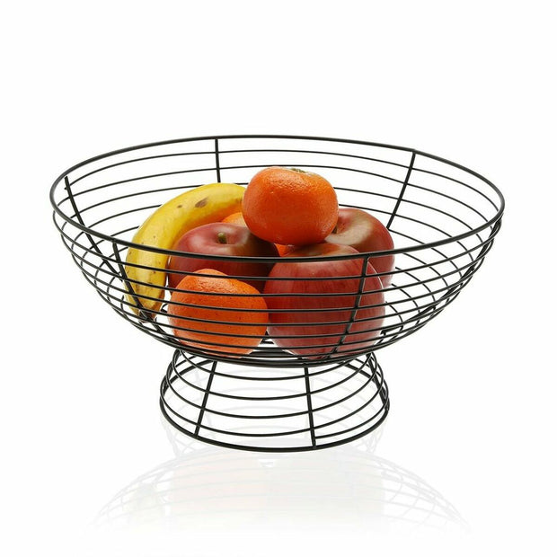 Obstschale Versa Ovalado Metall Stahl (33 x 17 cm)