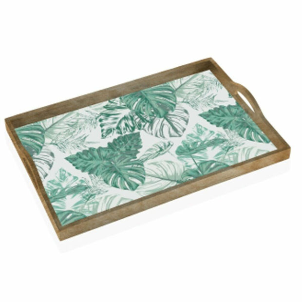 Schale Versa Leaves Holz MDF (30 x 5 x 45 cm)