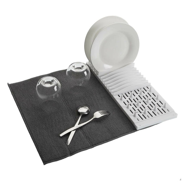Abtropfsieb für die Spüle Versa W Weiß PP (16 x 4 x 40 cm)
