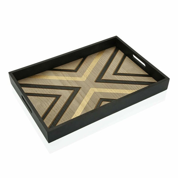 Schale Versa Moai Holz (25,8 x 4 x 37,5 cm)