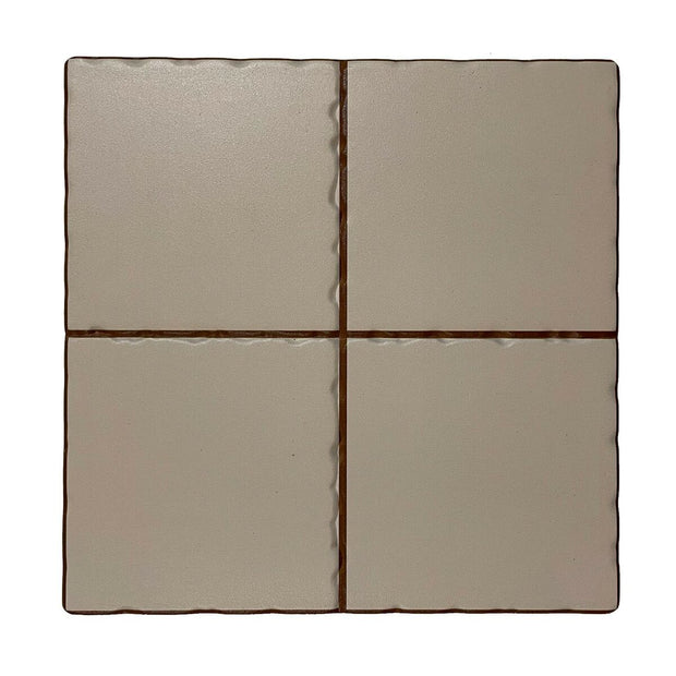 Untersetzer Versa Beige aus Keramik (20 x 20 cm)