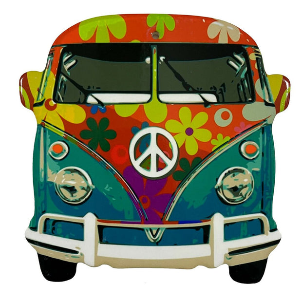 Untersetzer Versa Transporter Hippie aus Keramik (20 x 20 cm)