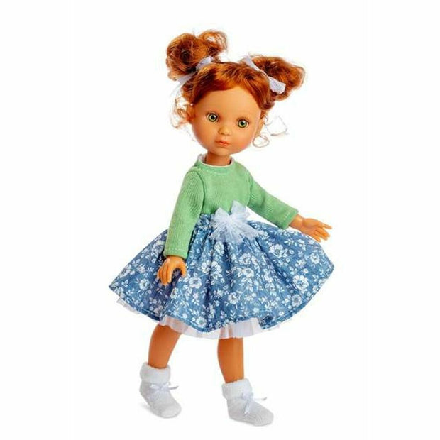 Baby doll Berjuan Eva Redhead Green Jersey 35 cm